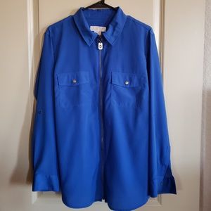 Michael Kors 2x zipper down shirt